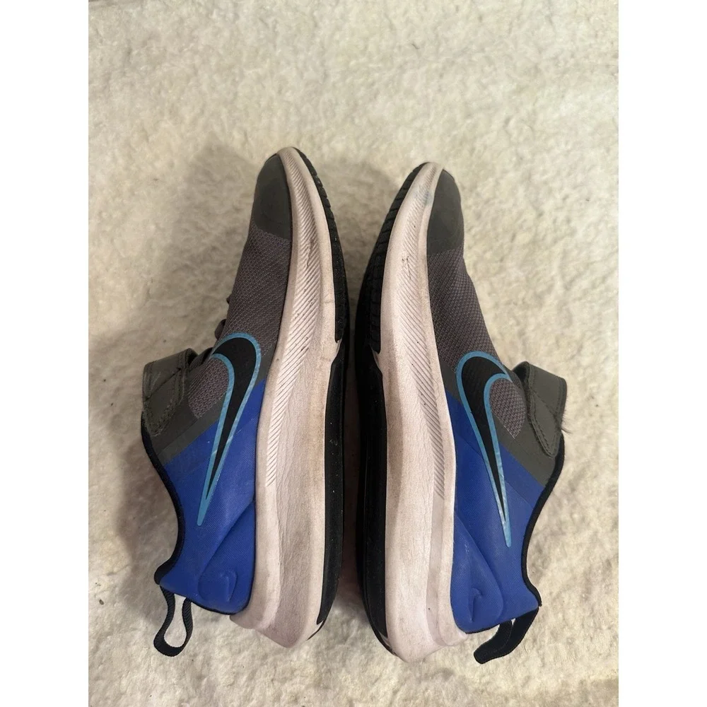Nike Star Runner 3 TDV Gray Blue Toddler Shoes - 1Y